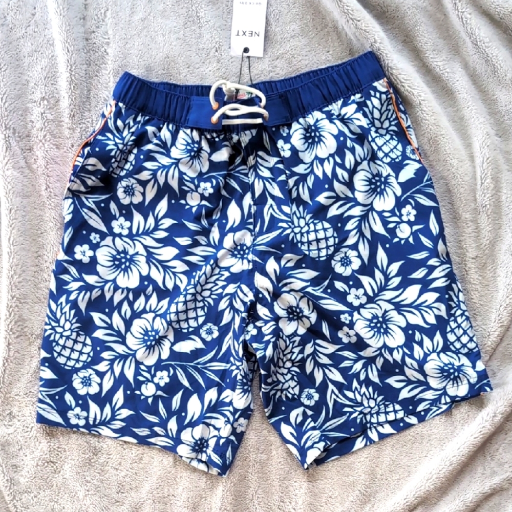 BNWT Next Tropical Quick dry Swim Trunks